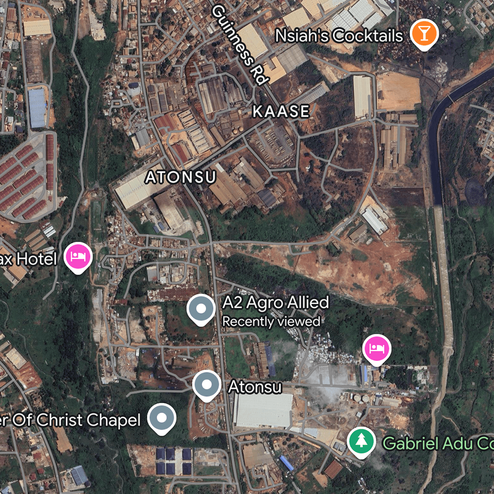Map location of our Kumasi office
